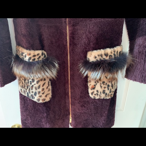 Saks Fifth Avenue Fur Shearling - Picture 4 of 16